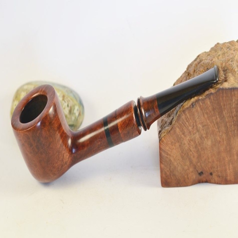 Hygrocool Poker Smoking Pipe Greek Briar 9mm Filter Model 928C