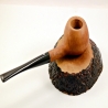 Prince Semi Bent  Smoking Pipe Greek Briar No Filter Alexander