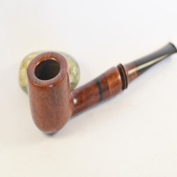 Hygrocool Poker Smoking Pipe Greek Briar 9mm Filter Model 928C
