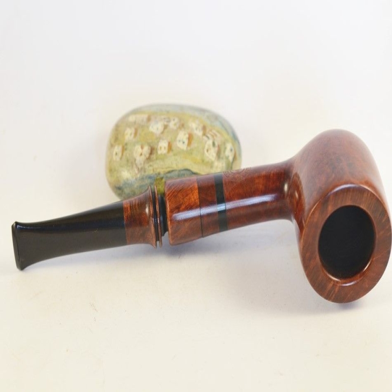 Hygrocool Poker Smoking Pipe Greek Briar 9mm Filter Model 928C