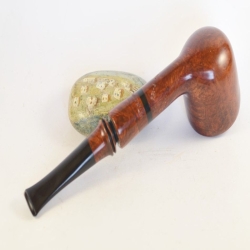 Hygrocool Poker Smoking Pipe Greek Briar 9mm Filter Model 928C