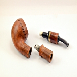 Hygrocool Smoking Pipe Greek Briar 9mm Filter Model 336B