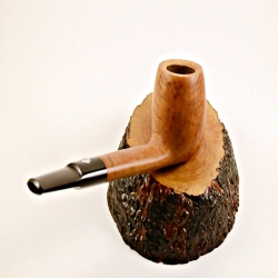 Billiard Straight Smoking Pipe Greek Briar No Filter Alexander Model 107B