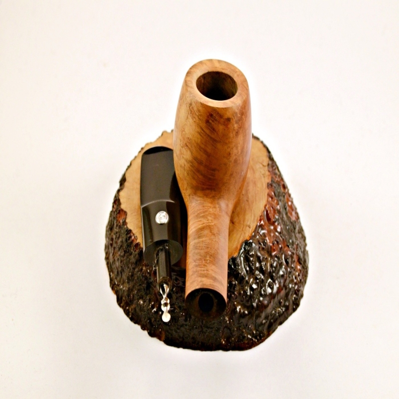 Billiard Straight Smoking Pipe Greek Briar No Filter Alexander Model 107B