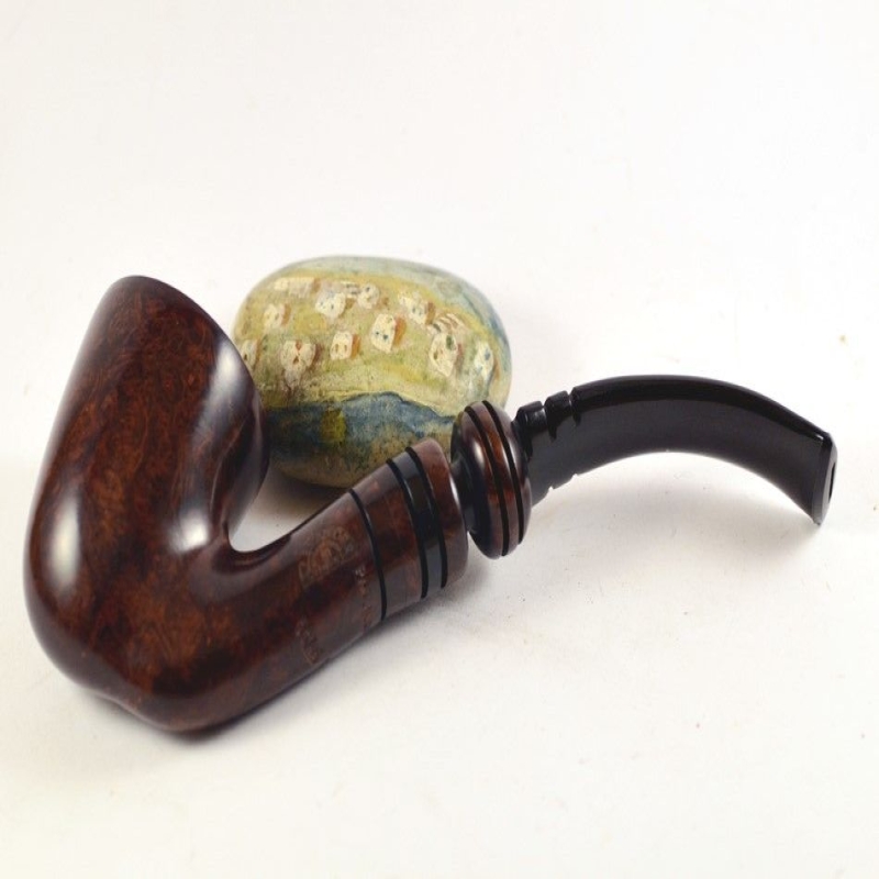 Hygrocool Smoking Pipe Greek Briar 9mm Filter Model 926C