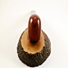 Pot Smoking Pipe Greek Briar 9mm Filter Alexander Amber Silver