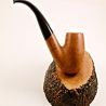 Bent Billiard Greek Briar Smoking Pipe No Filter Alexander