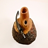 Bent Billiard Greek Briar Smoking Pipe No Filter Alexander