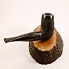 Billiard Straight Smoking Pipe Greek Briar 9mm Filter Alexander Model 75R