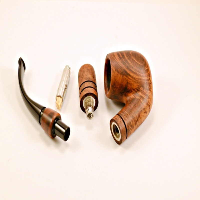 Hygrocool Smoking Pipe Greek Briar 9mm Filter Model623B