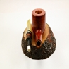 Pot 9mm Amber Silver