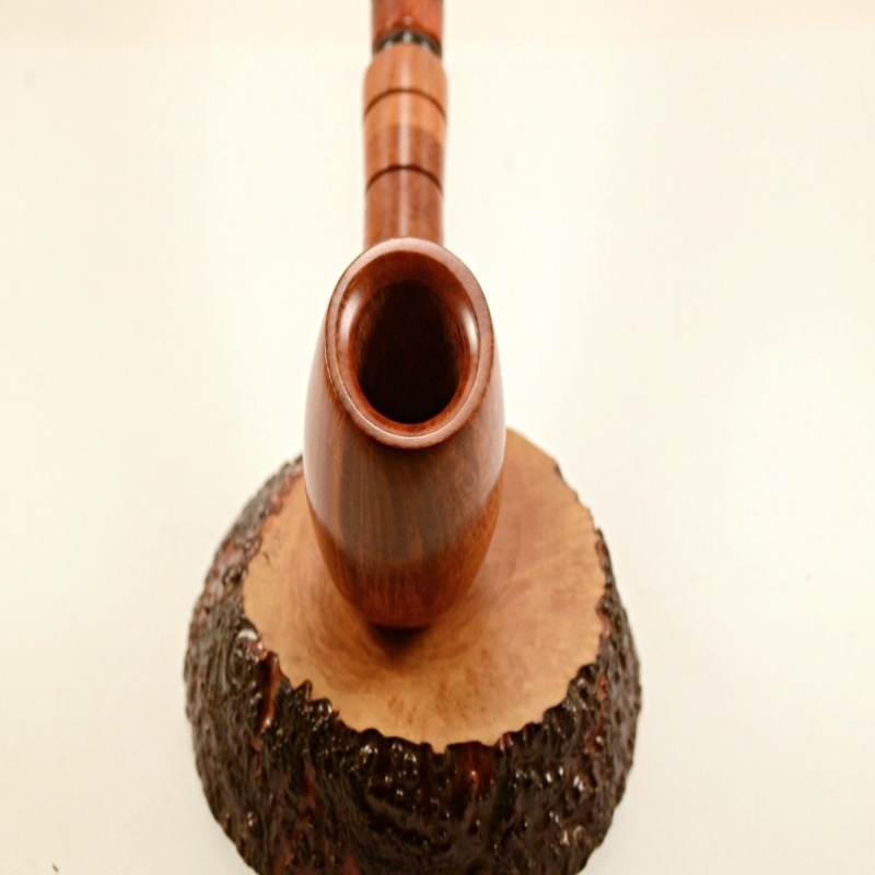 Hygrocool Amber Billiard  Smoking Pipe Greek Briar 9mm Filter Model 921A