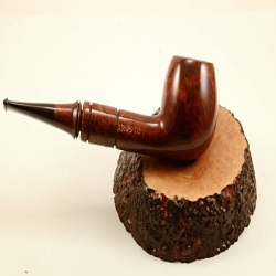 Hygrocool Bent Billiard Smoking Pipe Greek Briar 9mm Filter Model 910C