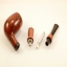 Hygrocool Smoking Pipe Greek Briar 9mm Filter Model 614C