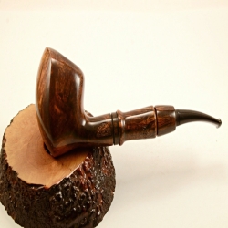Hygrocool Smoking Pipe Greek Briar 9mm Filter Model 615D