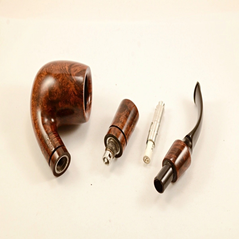 Hygrocool Smoking Pipe Greek Briar 9mm Filter Model 622D