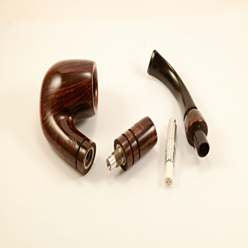 Hygrocool Smoking Pipe Greek Briar 9mm Filter Model623D