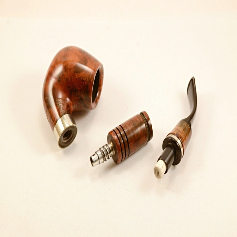Hygrocool Smoking Pipe Greek Briar 9mm Filter Model 92B