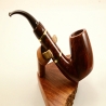 Hygrocool Smoking Pipe Greek Briar 9mm Filter Model 610C