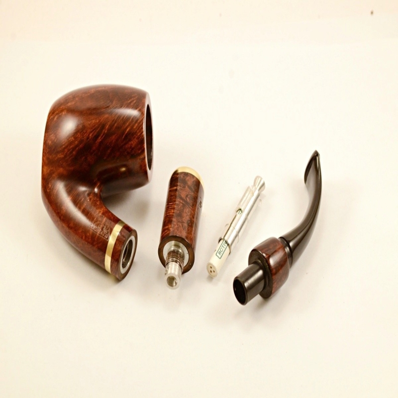 Hygrocool Smoking Pipe Greek Briar 9mm Filter Model 610C