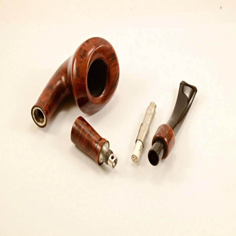 Hygrocool Smoking Pipe Greek Briar 9mm Filter Model 641C