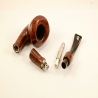 Hygrocool Smoking Pipe Greek Briar 9mm Filter Model 641C