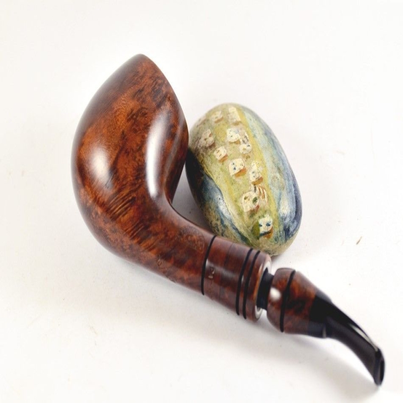Hygrocool Smoking Pipe Greek Briar 9mm Filter Model 944C