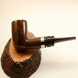 Pot Straight Smoking Pipe Greek Briar No Filter Alexander Model 71C