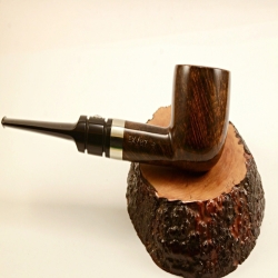 Pot Straight Smoking Pipe Greek Briar No Filter Alexander Model 71C