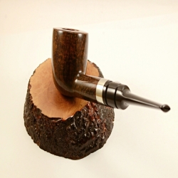 Pot Straight Smoking Pipe Greek Briar No Filter Alexander Model 71C