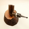Pot Straight Smoking Pipe Greek Briar No Filter Alexander Model 71C