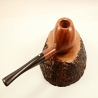 Prince Semi Bent  Smoking Pipe Greek Briar No Filter Alexander