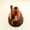 Prince Semi Bent  Smoking Pipe Greek Briar No Filter Alexander