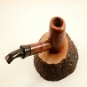 Poker Semi Bent Hygrocool 9mm Filter Greek Briar Smoking Pipe Alexander