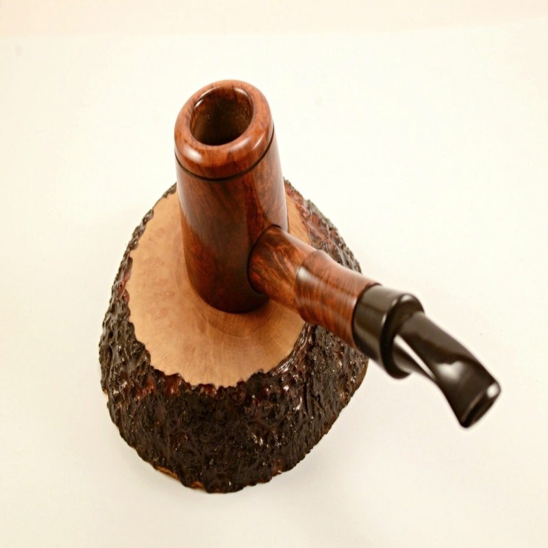 Poker Semi Bent Hygrocool 9mm Filter Greek Briar Smoking Pipe Alexander