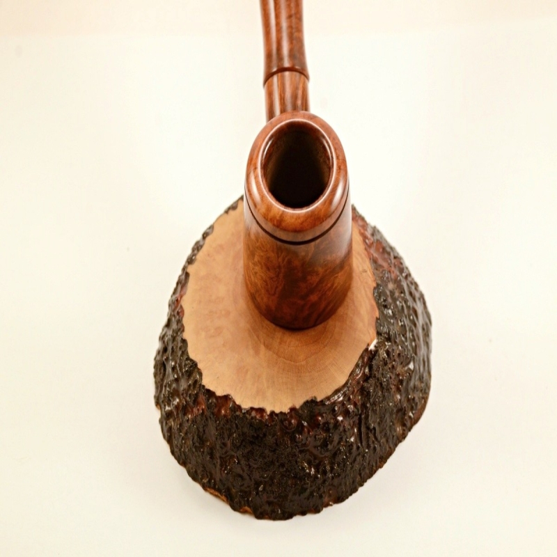 Poker Semi Bent Hygrocool 9mm Filter Greek Briar Smoking Pipe Alexander