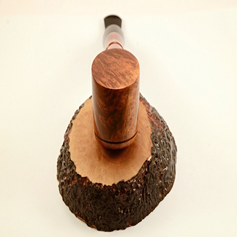 Poker Semi Bent Hygrocool 9mm Filter Greek Briar Smoking Pipe Alexander
