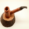Poker Semi Bent Hygrocool 9mm Filter Greek Briar Smoking Pipe Alexander