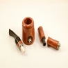 Poker Semi Bent Hygrocool 9mm Filter Greek Briar Smoking Pipe Alexander