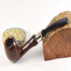 Hygrocool Smoking Pipe Greek Briar 9mm Filter Model 927C