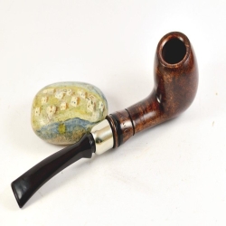 Hygrocool Smoking Pipe Greek Briar 9mm Filter Model 927C