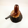 Billiard 6mm Filter Smoking Pipe Greek Briar Alexander Grade C
