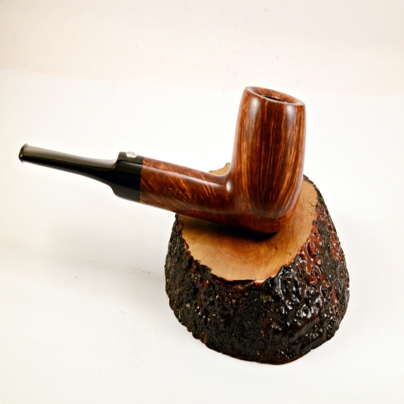 Billiard Straight Smoking Pipe Greek Briar No Filter Alexander Model 118C