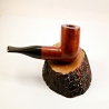 Pot 9mm Straight Smoking Pipe Greek Briar No Filter Alexander Model 87B