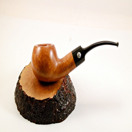 Apple Semi Bent 9mm Filter Smoking Pipe Greek Briar Alexander