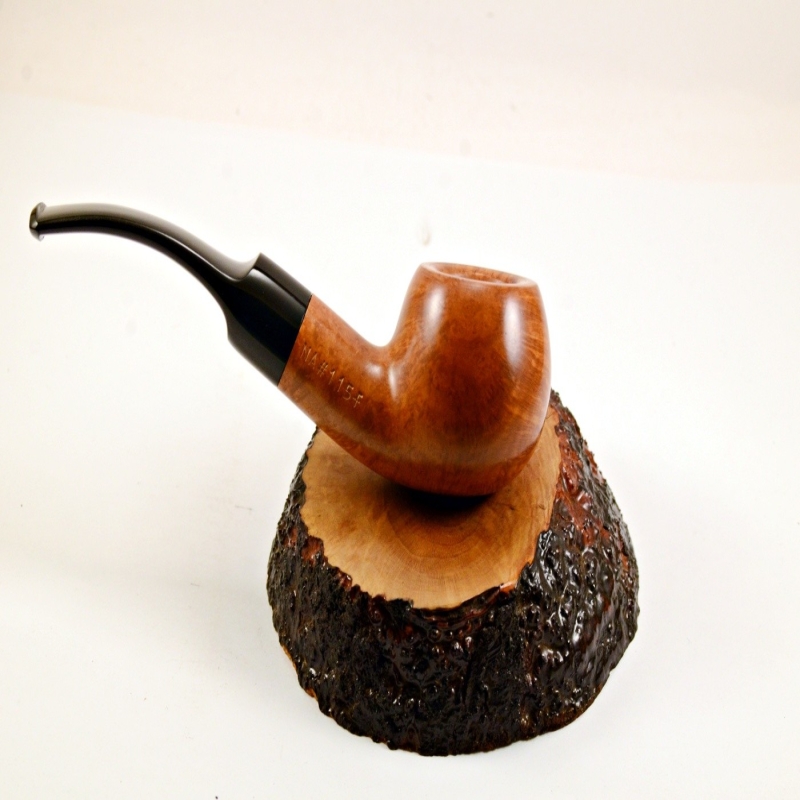 Apple Semi Bent 9mm Filter Smoking Pipe Greek Briar Alexander