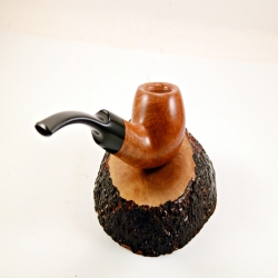Apple Semi Bent 9mm Filter Smoking Pipe Greek Briar Alexander