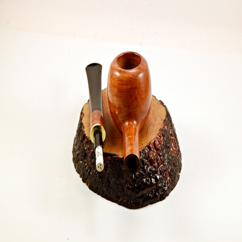 Apple 6mm Filter Smoking Pipe Greek Briar Alexander Grade A
