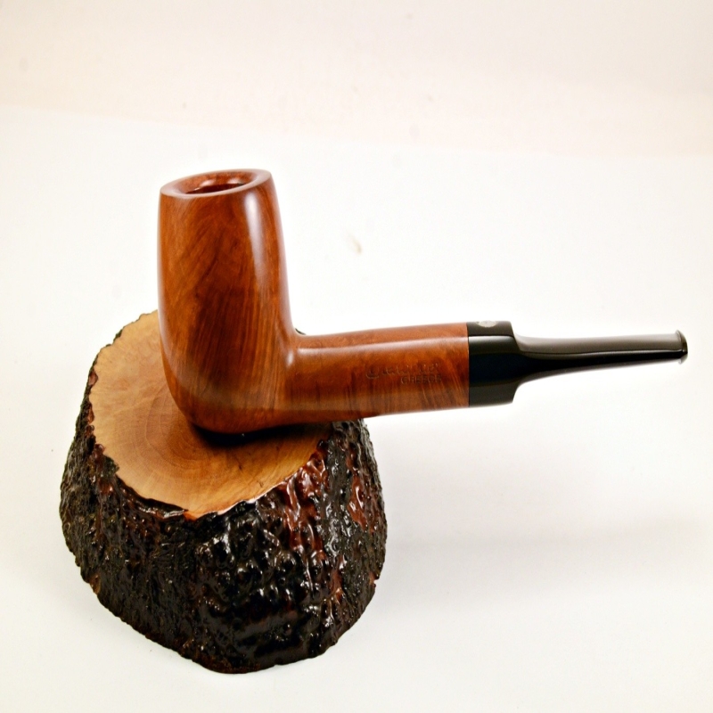 Billiard Straight Smoking Pipe Greek Briar No Filter Alexander Model 118A