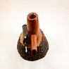 Billiard Straight Smoking Pipe Greek Briar No Filter Alexander Model 118A